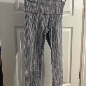 Lululemon Gray Patterned Leggings